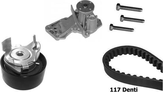 BUGATTI KBU10107A - Water Pump & Timing Belt Set www.autospares.lv