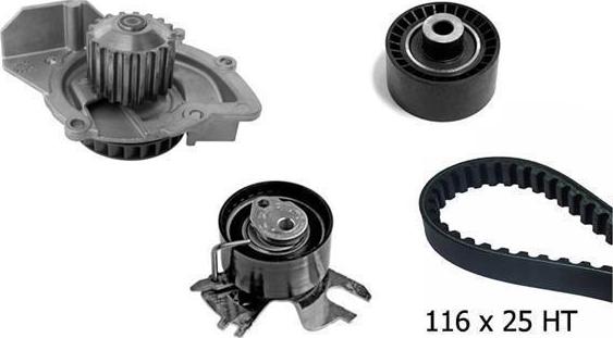 BUGATTI KBU10170A - Water Pump & Timing Belt Set www.autospares.lv