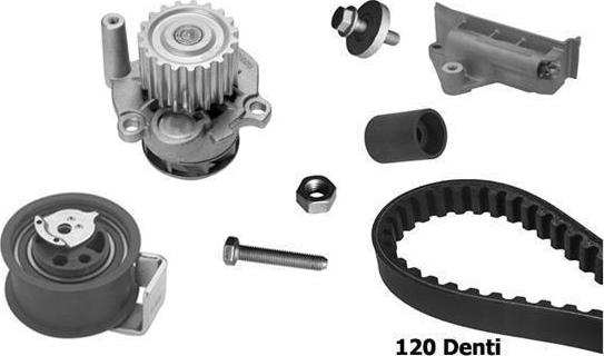 BUGATTI KBU8712C - Ūdenssūknis + Zobsiksnas komplekts autospares.lv