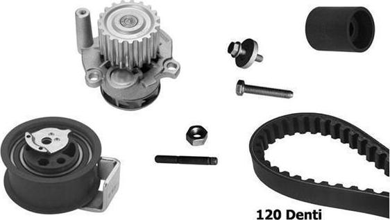 BUGATTI KBU8712D - Water Pump & Timing Belt Set www.autospares.lv