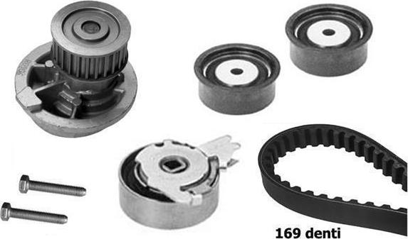 BUGATTI KBU7202B - Water Pump & Timing Belt Set www.autospares.lv