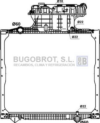 BUGOBROT 40-MN0008 - Radiators, Motora dzesēšanas sistēma www.autospares.lv