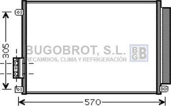 BUGOBROT 62-FT5347 - Kondensators, Gaisa kond. sistēma www.autospares.lv