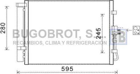 BUGOBROT 62-KA5150 - Kondensators, Gaisa kond. sistēma www.autospares.lv