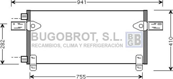 BUGOBROT 62-MN5020 - Kondensators, Gaisa kond. sistēma www.autospares.lv