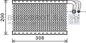 BUGOBROT 70-BWV399 - Iztvaikotājs, Gaisa kondicionēšanas sistēma www.autospares.lv