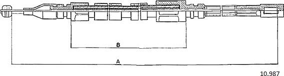 Cabor 10.987 - Trose, Stāvbremžu sistēma www.autospares.lv