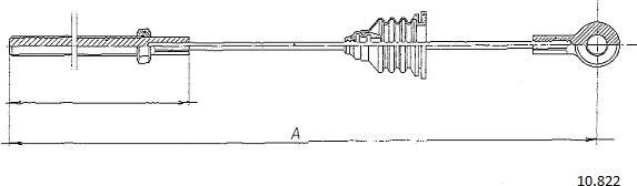 Cabor 10.822 - Trose, Stāvbremžu sistēma www.autospares.lv