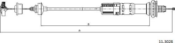 Cabor 11.3028 - Trose, Sajūga pievads autospares.lv