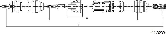 Cabor 11.3239 - Trose, Sajūga pievads autospares.lv