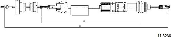 Cabor 11.3238 - Trose, Sajūga pievads autospares.lv