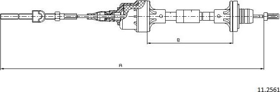 Cabor 11.2561 - Trose, Sajūga pievads www.autospares.lv