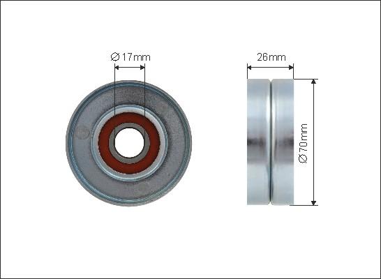 Caffaro 458-05 - Parazīt / Vadrullītis, Ķīļrievu siksna autospares.lv