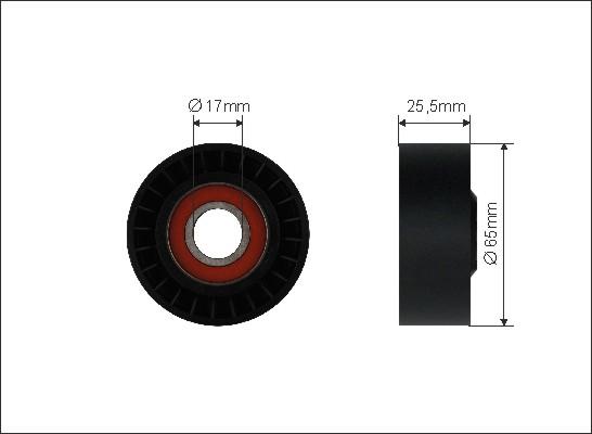 Caffaro 484-00 - Parazīt / Vadrullītis, Ķīļrievu siksna www.autospares.lv