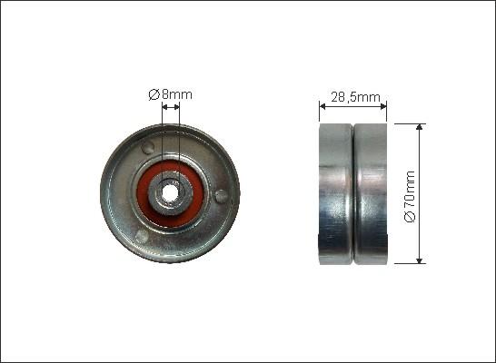 Caffaro 433-99 - Parazīt / Vadrullītis, Ķīļrievu siksna autospares.lv