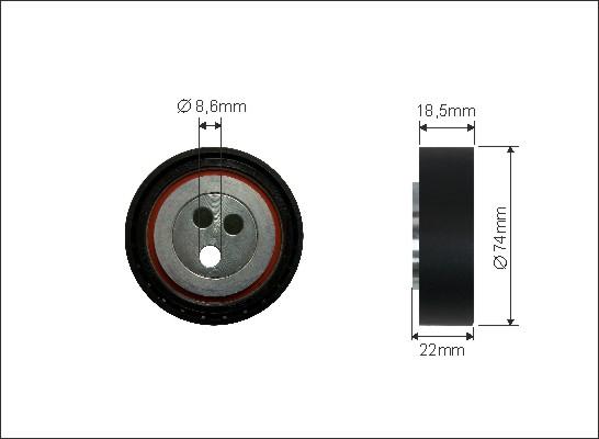 Caffaro 437-146 - Parazīt / Vadrullītis, Ķīļrievu siksna www.autospares.lv