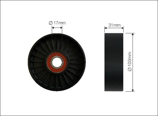 Caffaro 426-00 - Parazīt / Vadrullītis, Ķīļrievu siksna autospares.lv