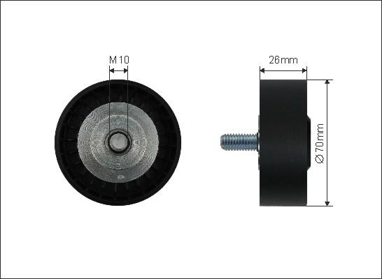 Caffaro 422-137 - Parazīt / Vadrullītis, Ķīļrievu siksna www.autospares.lv