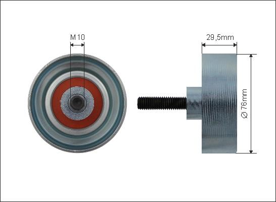 Caffaro 500460 - Parazīt / Vadrullītis, Ķīļrievu siksna www.autospares.lv