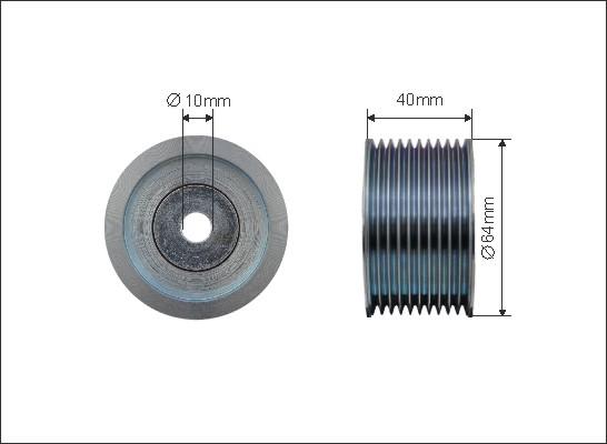 Caffaro 500416 - Parazīt / Vadrullītis, Ķīļrievu siksna www.autospares.lv