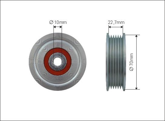 Caffaro 500439 - Parazīt / Vadrullītis, Ķīļrievu siksna www.autospares.lv