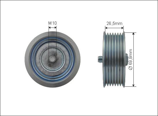 Caffaro 500429 - Parazīt / Vadrullītis, Ķīļrievu siksna www.autospares.lv