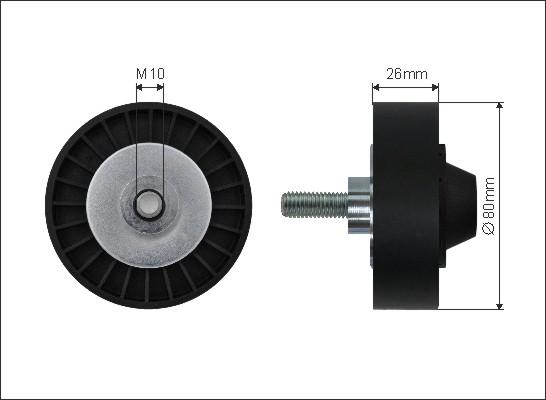 Caffaro 500557 - Parazīt / Vadrullītis, Ķīļrievu siksna www.autospares.lv