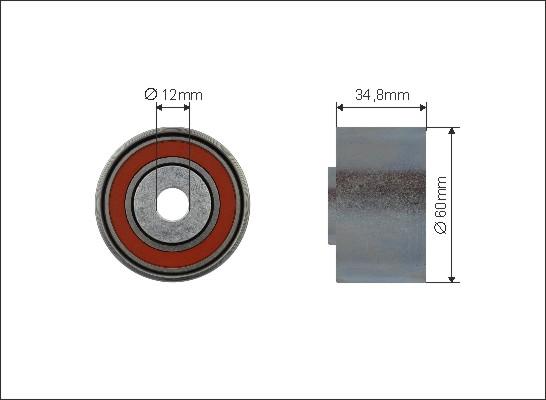 Caffaro 500505 - Parazīt / Vadrullītis, Zobsiksna www.autospares.lv