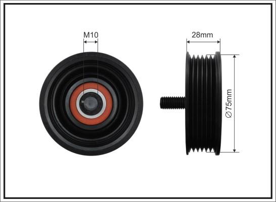 Caffaro 500652 - Parazīt / Vadrullītis, Ķīļrievu siksna www.autospares.lv