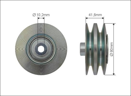 Caffaro 500607 - Parazīt / Vadrullītis, Ķīļrievu siksna www.autospares.lv