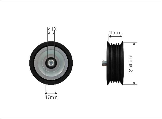 Caffaro 500095 - Parazīt / Vadrullītis, Ķīļrievu siksna www.autospares.lv