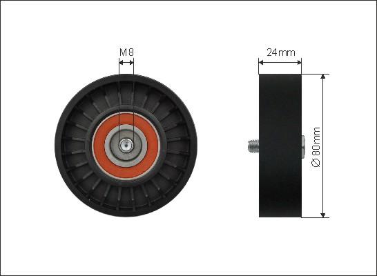 Caffaro 500078 - Parazīt / Vadrullītis, Ķīļrievu siksna autospares.lv