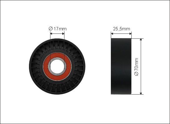 Caffaro 500192 - Parazīt / Vadrullītis, Ķīļrievu siksna autospares.lv