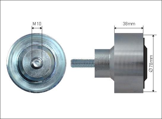 Caffaro 500159 - Parazīt / Vadrullītis, Ķīļrievu siksna www.autospares.lv