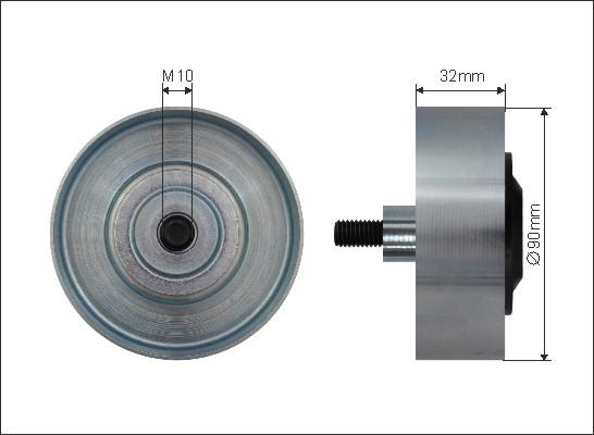 Caffaro 500158 - Parazīt / Vadrullītis, Ķīļrievu siksna www.autospares.lv