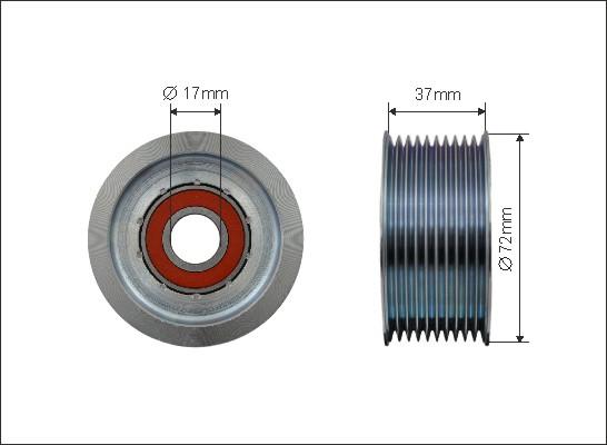 Caffaro 500311 - Parazīt / Vadrullītis, Ķīļrievu siksna www.autospares.lv