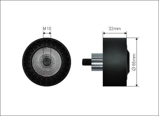 Caffaro 500248 - Parazīt / Vadrullītis, Ķīļrievu siksna www.autospares.lv