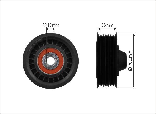 Caffaro 500250 - Parazīt / Vadrullītis, Ķīļrievu siksna autospares.lv