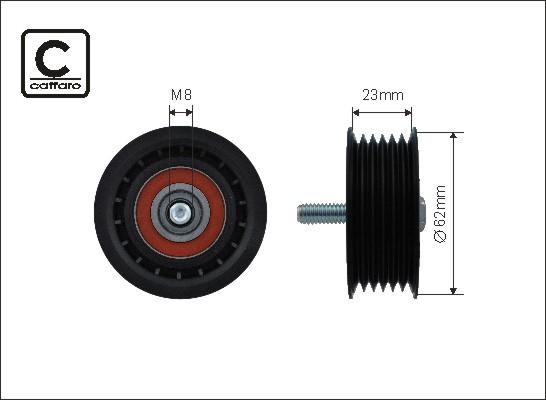 Caffaro 500261 - Parazīt / Vadrullītis, Ķīļrievu siksna www.autospares.lv