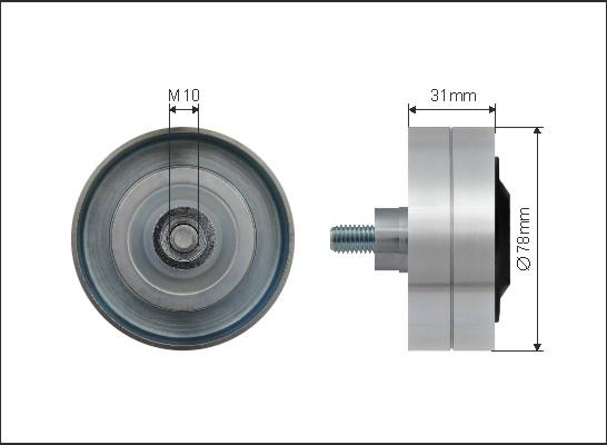 Caffaro 500284 - Parazīt / Vadrullītis, Ķīļrievu siksna www.autospares.lv