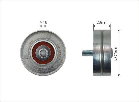 Caffaro 60-05 - Parazīt / Vadrullītis, Ķīļrievu siksna www.autospares.lv