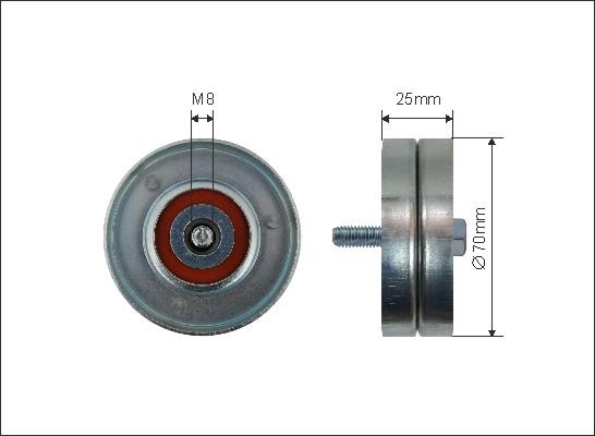 Caffaro 01-14 - Parazīt / Vadrullītis, Ķīļrievu siksna www.autospares.lv