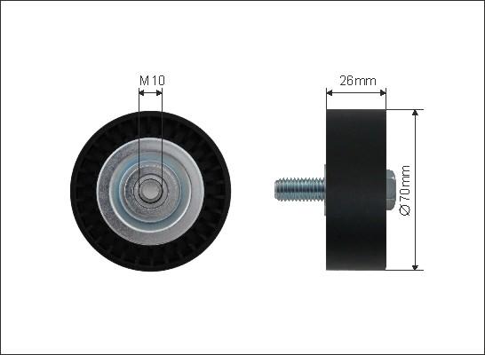 Caffaro 01-38 - Parazīt / Vadrullītis, Ķīļrievu siksna www.autospares.lv