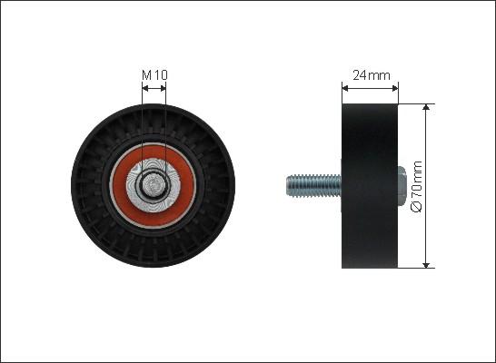 Caffaro 144-11 - Parazīt / Vadrullītis, Ķīļrievu siksna www.autospares.lv