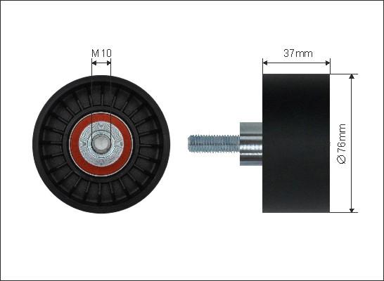 Caffaro 148-86 - Parazīt / Vadrullītis, Ķīļrievu siksna autospares.lv