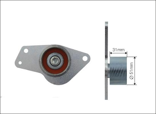 Caffaro 150-00 - Siksnas spriegotājs, Zobsiksna autospares.lv