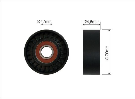 Caffaro 330-00 - Parazīt / Vadrullītis, Ķīļrievu siksna autospares.lv