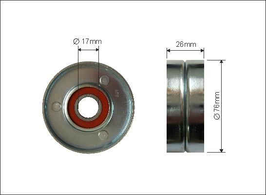 Caffaro 185-00 - Parazīt / Vadrullītis, Ķīļrievu siksna autospares.lv