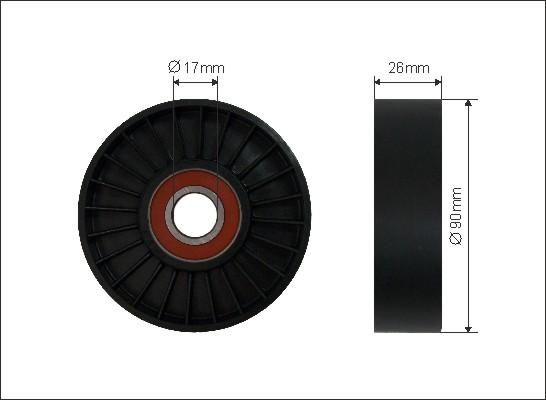 Caffaro 109-00 - Parazīt / Vadrullītis, Ķīļrievu siksna www.autospares.lv