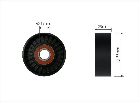 Caffaro 101-00 - Parazīt / Vadrullītis, Ķīļrievu siksna www.autospares.lv